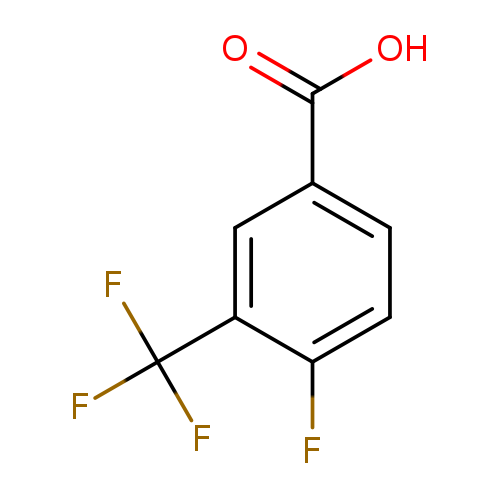 OC(=O)c1ccc(c(c1)C(F)(F)F)F