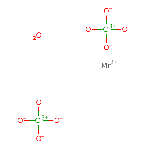 [O-][Cl](=O)(=O)=O.[O-][Cl](=O)(=O)=O.O.[Mn+2]