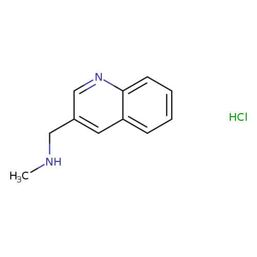 CNCc1cnc2c(c1)cccc2.Cl