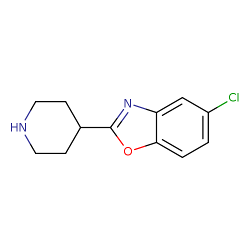 Clc1ccc2c(c1)nc(o2)C1CCNCC1