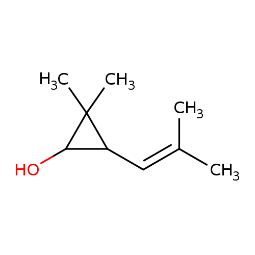 CC(=CC1C(C1(C)C)O)C