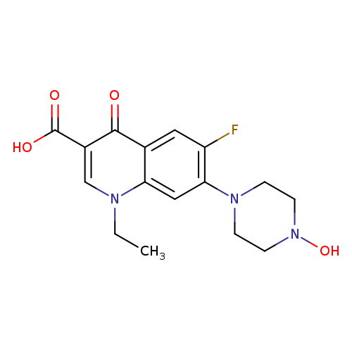 CCn1cc(C(=O)O)c(=O)c2c1cc(N1CCN(CC1)O)c(c2)F