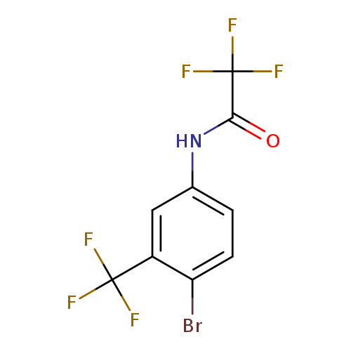 Brc1ccc(cc1C(F)(F)F)NC(=O)C(F)(F)F