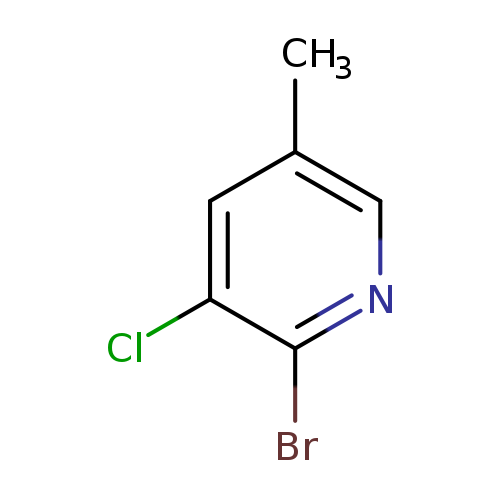 Cc1cnc(c(c1)Cl)Br