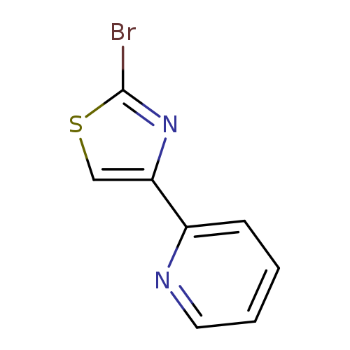 Brc1scc(n1)c1ccccn1