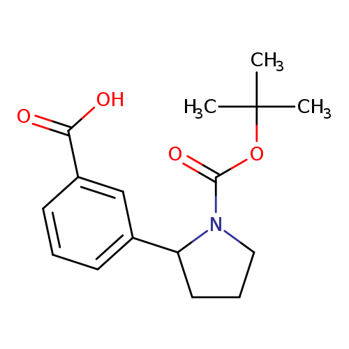 O=C(N1CCCC1c1cccc(c1)C(=O)O)OC(C)(C)C