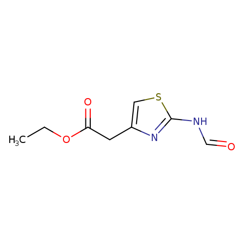 CCOC(=O)Cc1csc(n1)NC=O