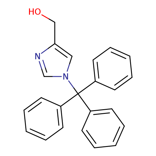 OCc1ncn(c1)C(c1ccccc1)(c1ccccc1)c1ccccc1