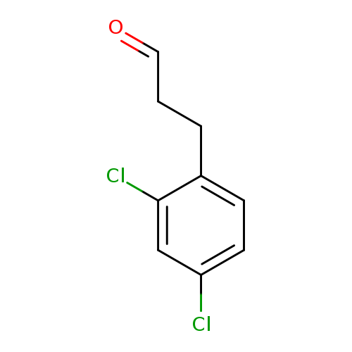 O=CCCc1ccc(cc1Cl)Cl