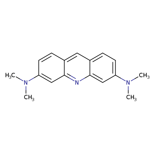 CN(c1ccc2c(c1)nc1c(c2)ccc(c1)N(C)C)C