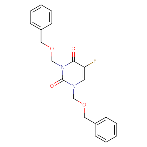 O=c1n(COCc2ccccc2)cc(c(=O)n1COCc1ccccc1)F