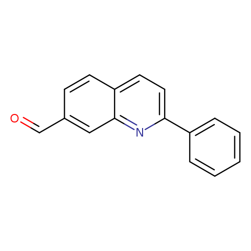 O=Cc1ccc2c(c1)nc(cc2)c1ccccc1
