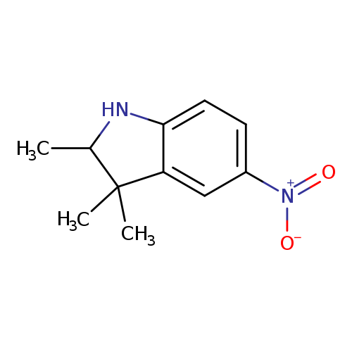 CC1Nc2c(C1(C)C)cc(cc2)[N+](=O)[O-]