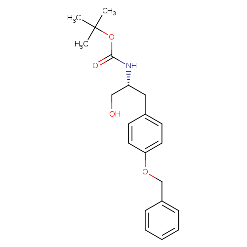 OC[C@@H](Cc1ccc(cc1)OCc1ccccc1)NC(=O)OC(C)(C)C