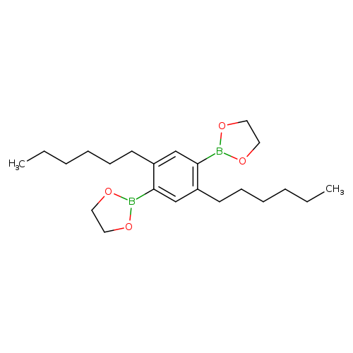 CCCCCCc1cc(B2OCCO2)c(cc1B1OCCO1)CCCCCC