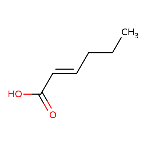 CCC/C=C/C(=O)O