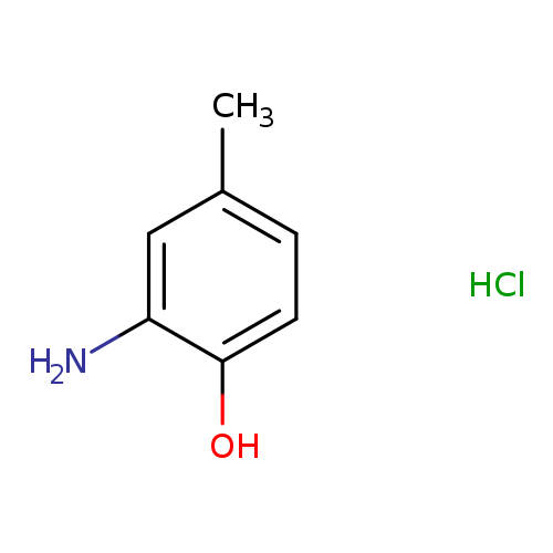 Cc1ccc(c(c1)N)O.Cl