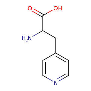 NC(C(=O)O)Cc1ccncc1
