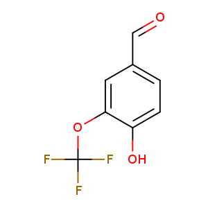 O=Cc1ccc(c(c1)OC(F)(F)F)O