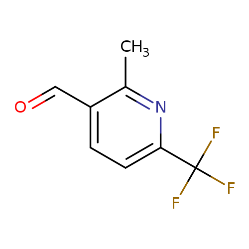 O=Cc1ccc(nc1C)C(F)(F)F