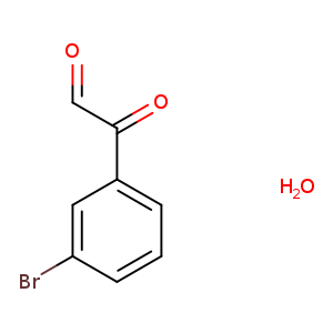 O=CC(=O)c1cccc(c1)Br.O