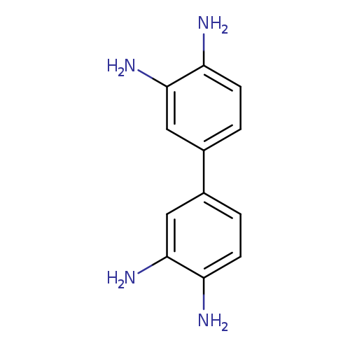 Nc1ccc(cc1N)c1ccc(c(c1)N)N