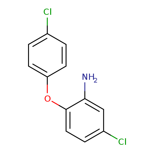 Clc1ccc(cc1)Oc1ccc(cc1N)Cl