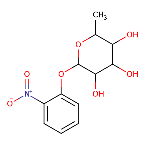 OC1C(OC(C(C1O)O)C)Oc1ccccc1[N+](=O)[O-]