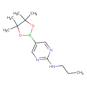 CCCNc1ncc(cn1)B1OC(C(O1)(C)C)(C)C