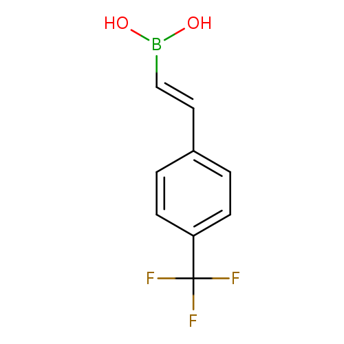 OB(/C=C/c1ccc(cc1)C(F)(F)F)O