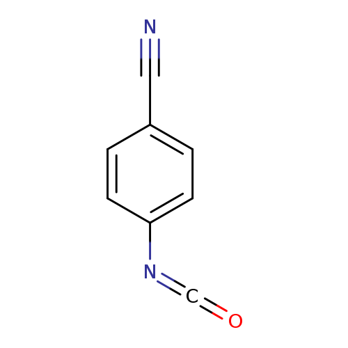 O=C=Nc1ccc(cc1)C#N