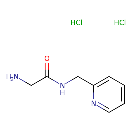 NCC(=O)NCc1ccccn1.Cl.Cl