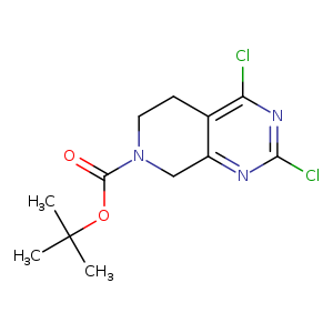 Clc1nc2CN(CCc2c(n1)Cl)C(=O)OC(C)(C)C