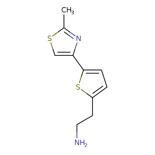 NCCc1ccc(s1)c1csc(n1)C