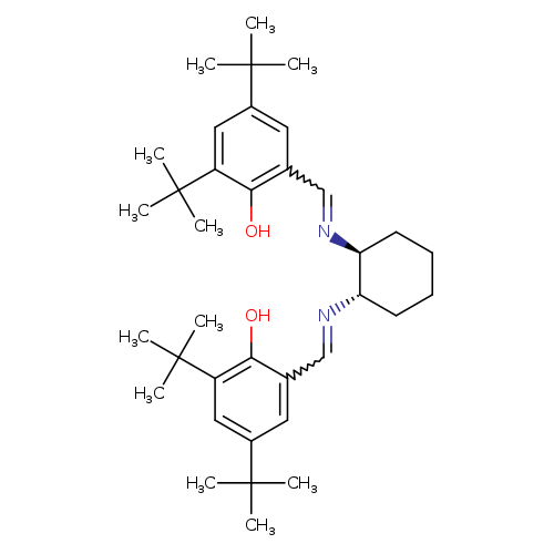 Oc1c(C=N[C@H]2CCCC[C@@H]2N=Cc2cc(cc(c2O)C(C)(C)C)C(C)(C)C)cc(cc1C(C)(C)C)C(C)(C)C