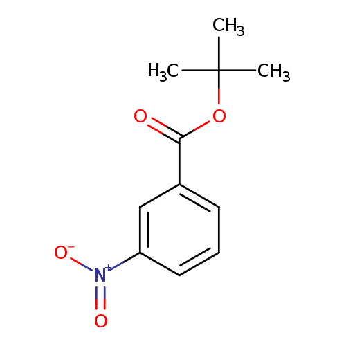 O=C(c1cccc(c1)[N+](=O)[O-])OC(C)(C)C