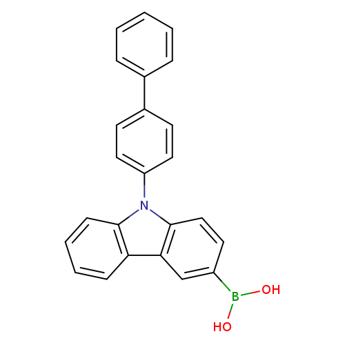 OB(c1ccc2c(c1)c1ccccc1n2c1ccc(cc1)c1ccccc1)O