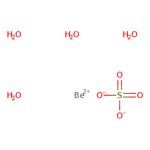 [O-]S(=O)(=O)[O-].[Be+2].O.O.O.O