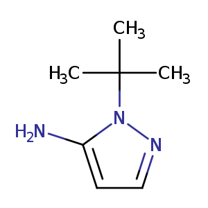 Nc1ccnn1C(C)(C)C