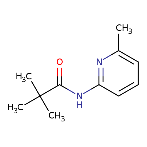 Cc1cccc(n1)NC(=O)C(C)(C)C