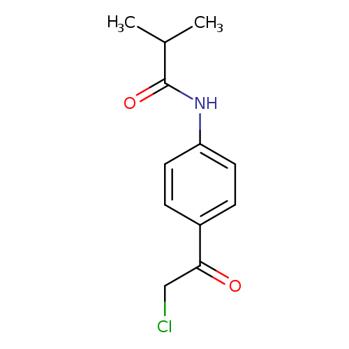 ClCC(=O)c1ccc(cc1)NC(=O)C(C)C