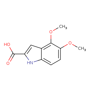 COc1c(OC)ccc2c1cc([nH]2)C(=O)O