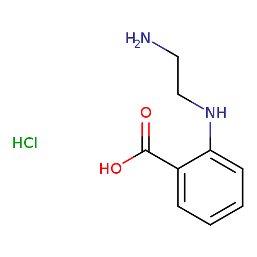 NCCNc1ccccc1C(=O)O.Cl