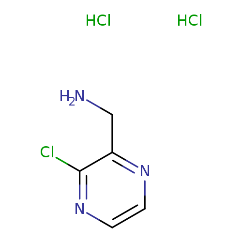 NCc1nccnc1Cl.Cl.Cl
