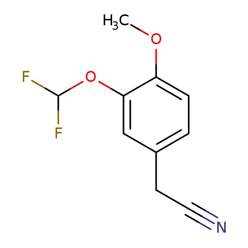 N#CCc1ccc(c(c1)OC(F)F)OC