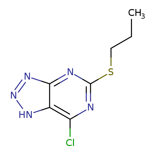CCCSc1nc(Cl)c2c(n1)nn[nH]2
