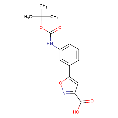 O=C(OC(C)(C)C)Nc1cccc(c1)c1onc(c1)C(=O)O