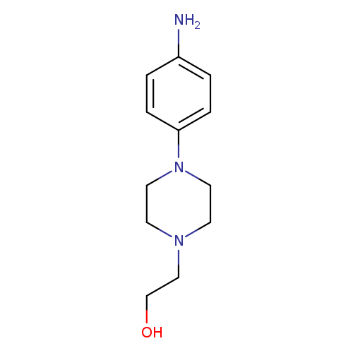 OCCN1CCN(CC1)c1ccc(cc1)N