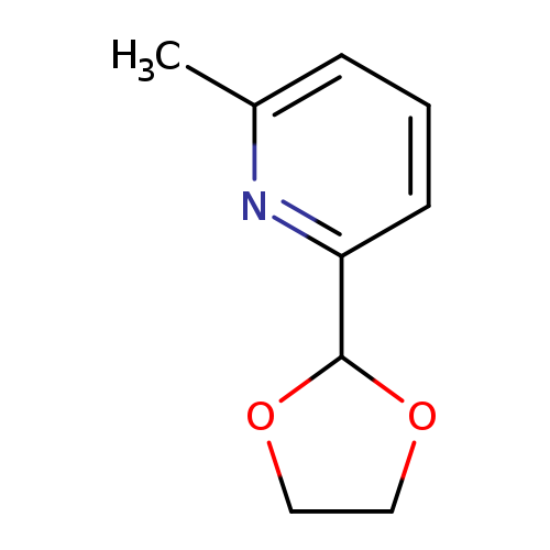 Cc1cccc(n1)C1OCCO1
