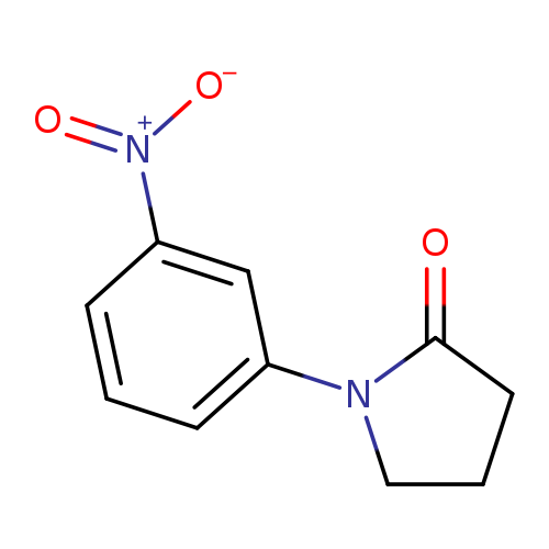 O=C1CCCN1c1cccc(c1)[N+](=O)[O-]